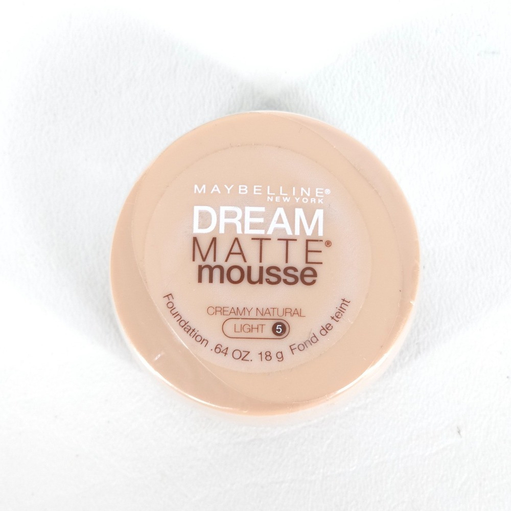 Maybelline Dream Matte Mousse Foundation Creamy Natural Light 5 18g Sealed